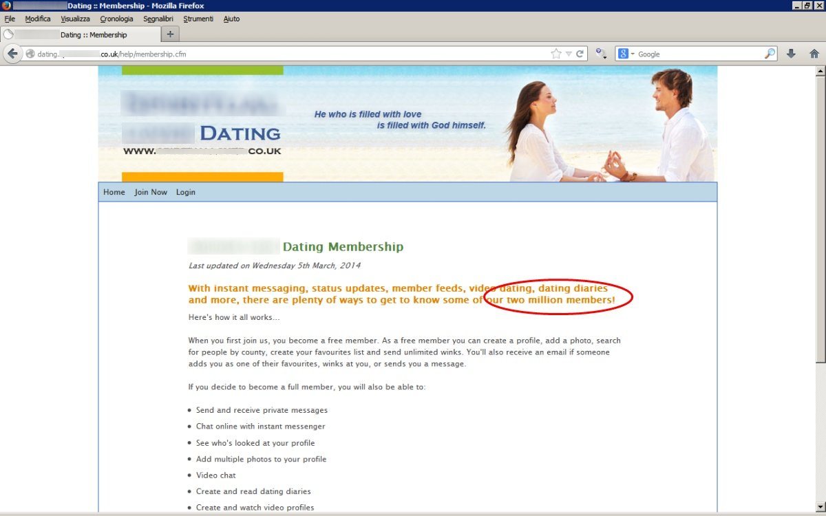 Online dating websites scams